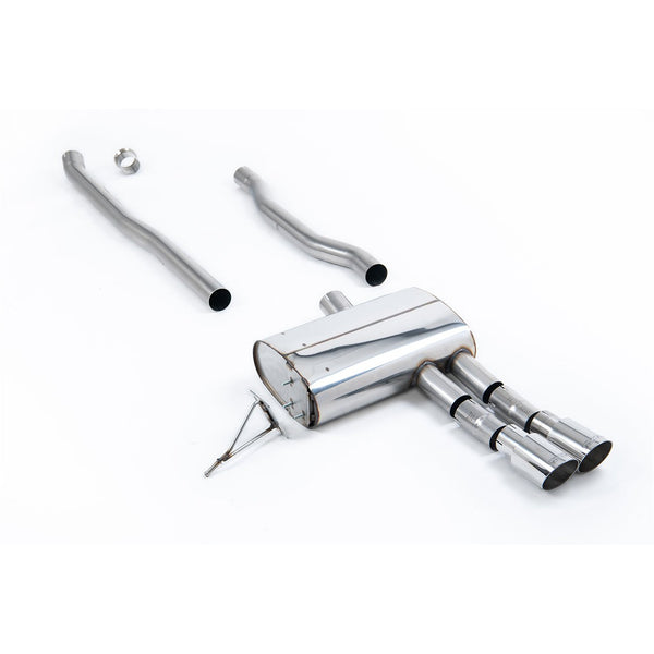 Milltek Sport Non-Resonated Cat-Back Exhaust (Mini Cooper S F55 Polished Tips) for Mini MK3 F55 (2014–2026)