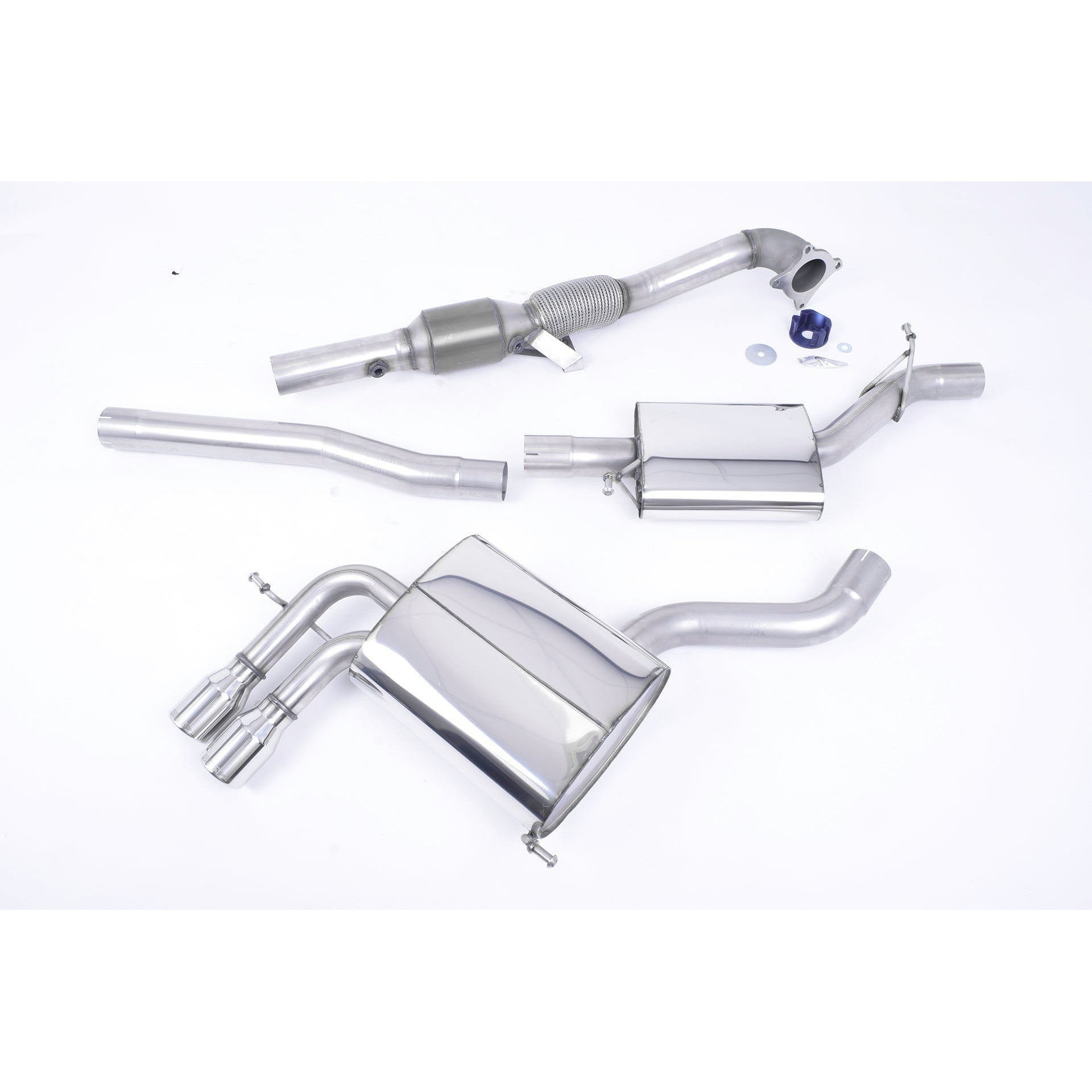 Milltek Sport Resonated Turbo-Back Exhaust for Audi A3 8P (2004–2012)