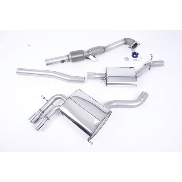 Milltek Sport Resonated Turbo-Back Exhaust for Audi A3 8P (2004–2012)