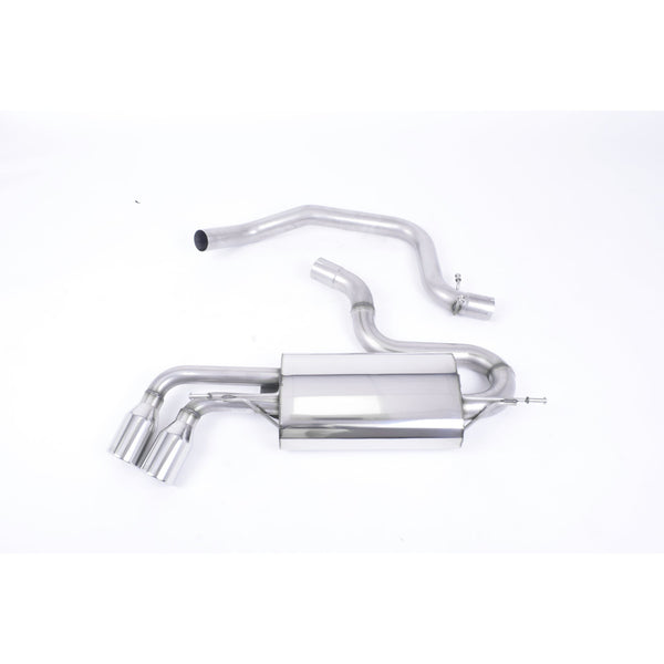 Milltek Sport Non-Resonated Cat-Back Exhaust (Audi TT MK2 Twin Polished JET Tips) for Audi TT 8J (2006–2011)