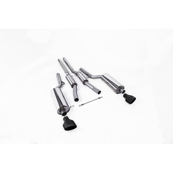Milltek Sport Resonated Cat-Back Exhaust (Audi RS6 C5 Cerakote Black Tips) for Audi RS6 C5 (2002–2004)