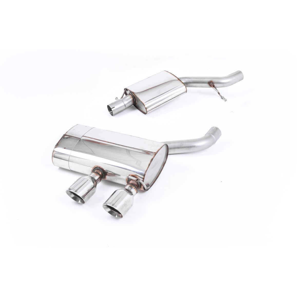 Milltek Sport Resonated Cat-Back Exhaust (VW Golf MK5 R32 Polished Tips) for Volkswagen Golf MK5 (2005–2009)