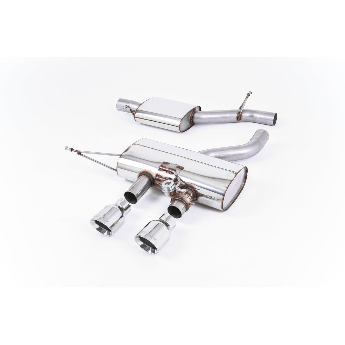 Milltek Sport Resonated Cat-Back Exhaust (VW Golf R MK6 Polished Tips) for Volkswagen Golf MK6 (2009–2013)