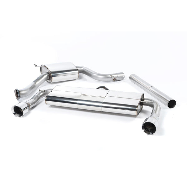 Milltek Sport Resonated Cat-Back Exhaust (VW Golf GTI MK7 Polished Tips) for Volkswagen Golf MK7 (2013–2016)