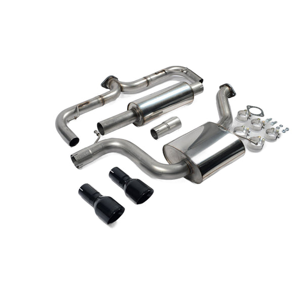 Milltek Sport Non-Resonated Cat-Back Exhaust (VW Golf GTI MK7 Cerakote Black Tips) for Volkswagen Golf MK7 (2013–2016)