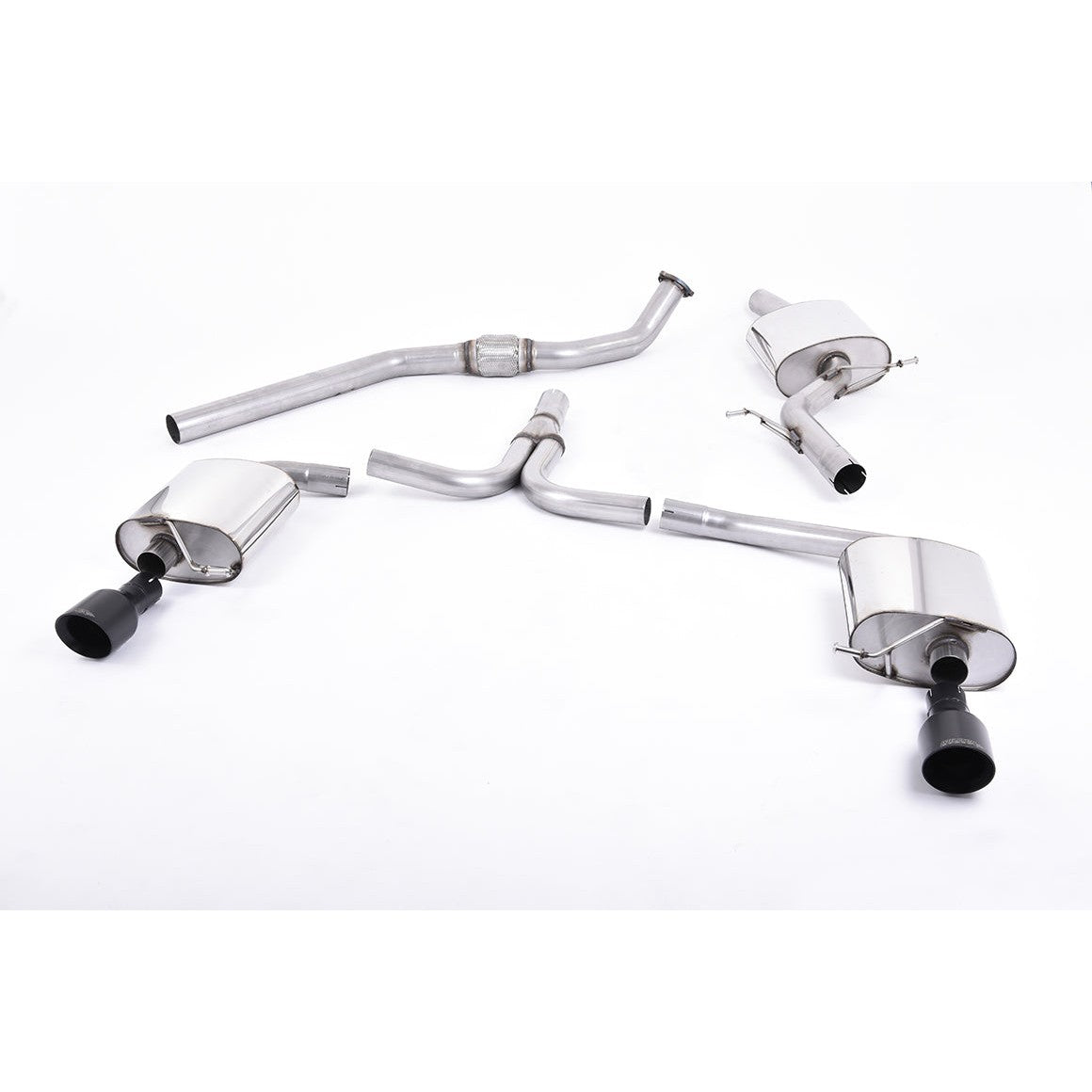 Milltek Sport Resonated Cat-Back Exhaust (SSXAU436) for Audi A4 B8 (2008–2015)