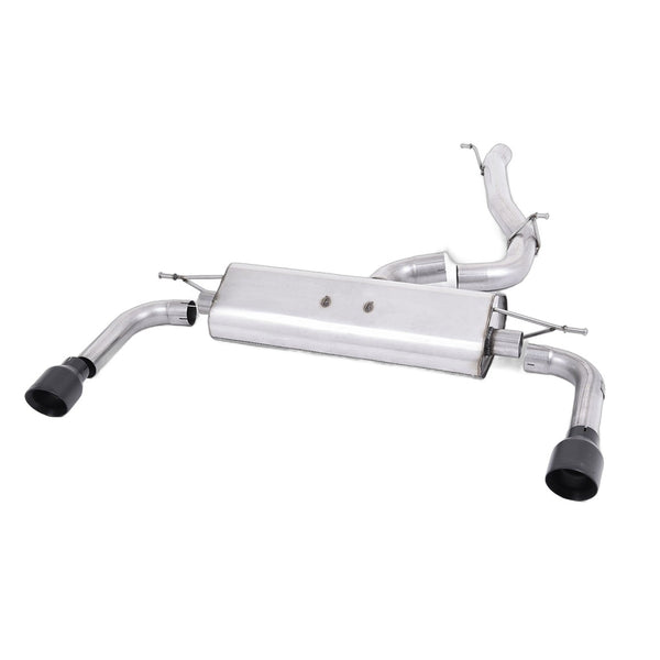 Milltek Sport Non-Resonated Cat-Back Exhaust (Audi A3 8V 2.0 TFSI Cerakote Black Tips) for Audi A3 8V (2014–2020)