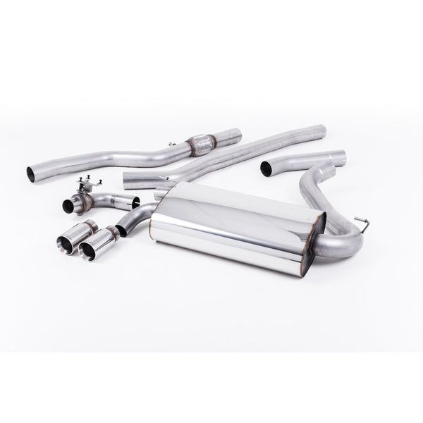 Milltek Sport Non-Resonated Cat-Back Exhaust - Twin Outlet Polished Tips for BMW 4 Series F32 (2014–2016)