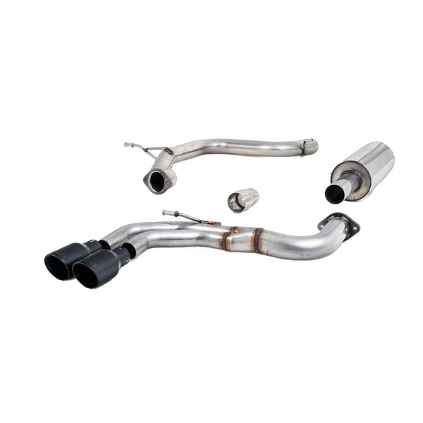 Milltek Sport Resonated Cat-Back Exhaust (2.0 TDI MQB Cerakote Black Tips) for Audi A3 8V (Pre-Facelift) (2013–2020)