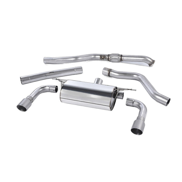 Milltek Sport Resonated Cat-Back Exhaust (BMW F22 M235i Brushed Titanium Tips) for BMW 2 Series F22 (2014–2015)