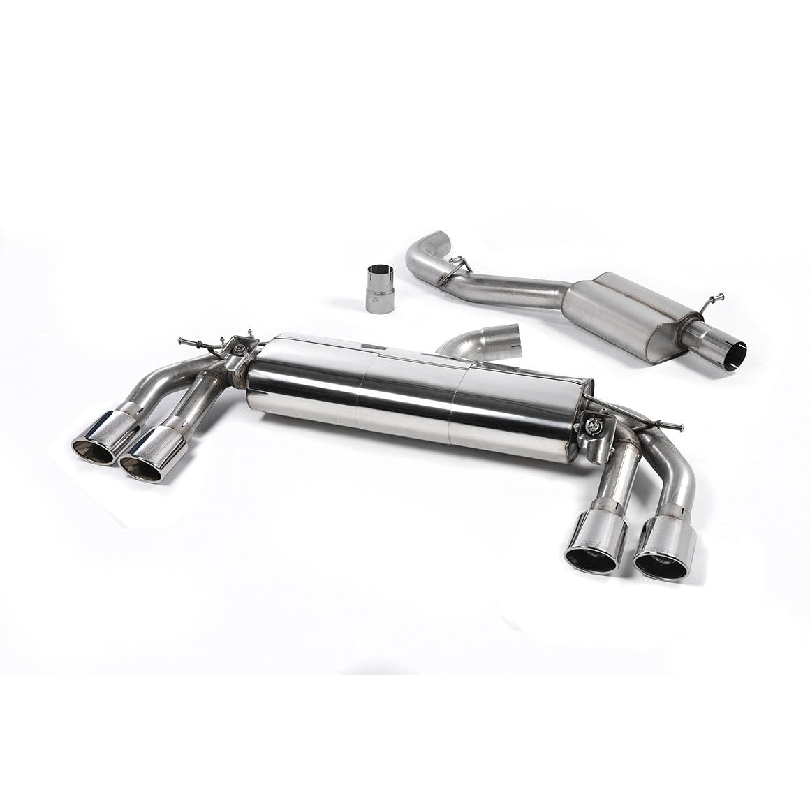 Milltek Sport Resonated Cat-Back Exhaust (Audi MK3 TTS Polished Tips) for Audi TT 8S (2015–2018)