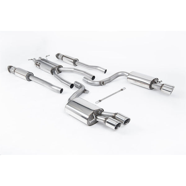 Milltek Sport Resonated Cat-Back Exhaust for Audi S6 C6 (2006–2012)