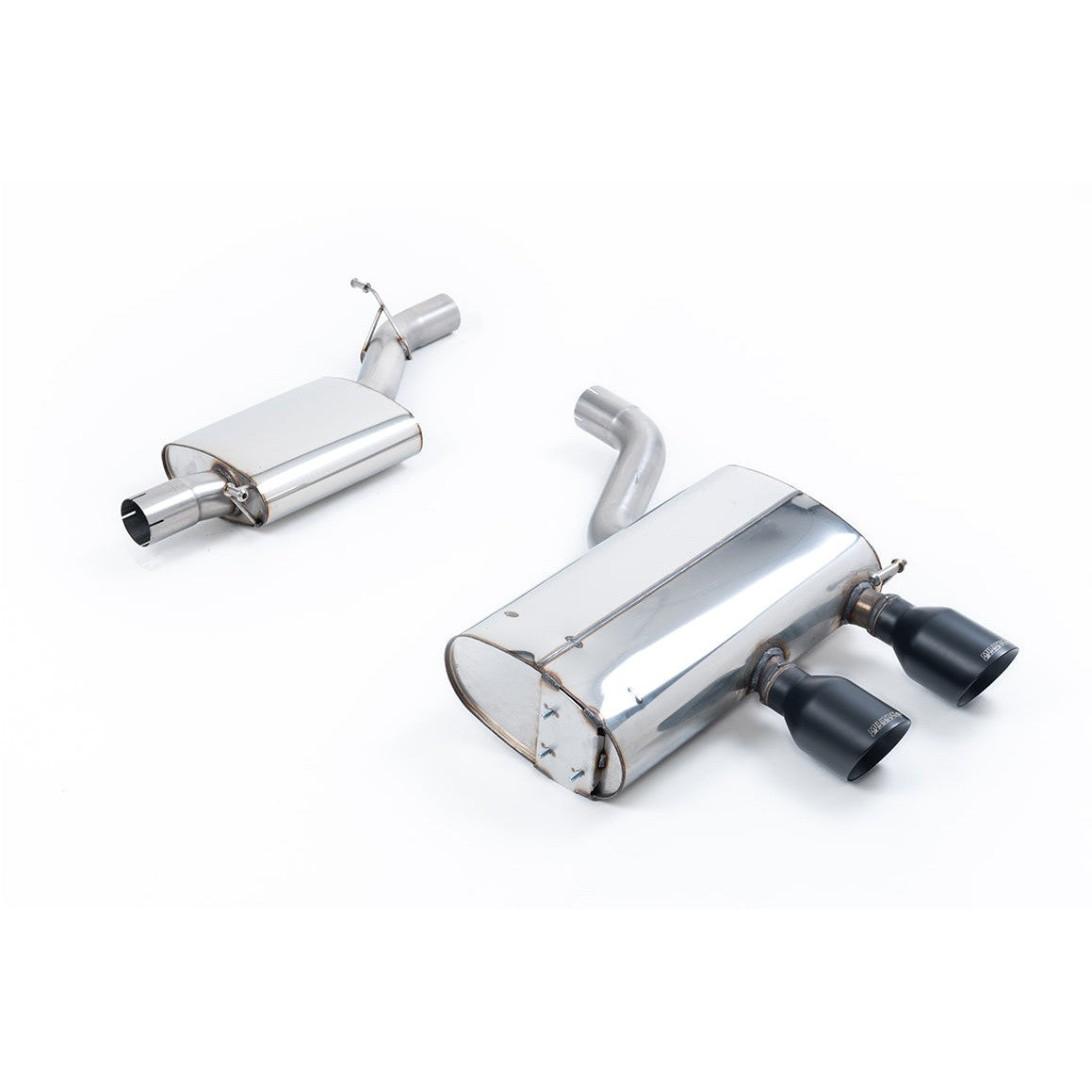 Milltek Sport Resonated Cat-Back Exhaust (VW Golf MK5 R32 Cerakote Black Tips) for Volkswagen Golf MK5 (2005–2009)