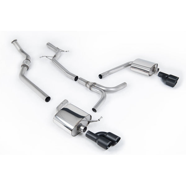 Milltek Sport Non-Resonated Cat-Back Exhaust (SSXAU667) for Audi A4 B8 (2008–2015)