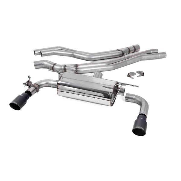 Milltek Sport Non-Resonated Race Cat-Back Exhaust (BMW F22 M240i Cerakote Black Tips) for BMW 2 Series F22 (2015–2018)
