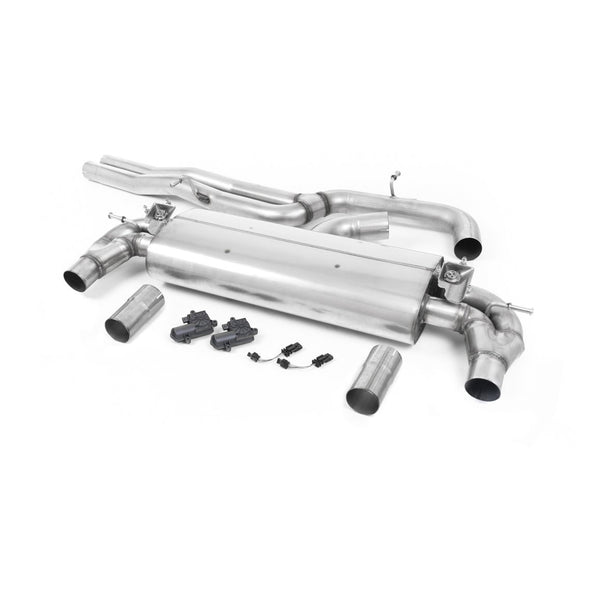 Milltek Sport Non-Resonated Cat-Back Exhaust (Audi 8V RS3 Polished Tips) for Audi RS3 8V (2017–2026)