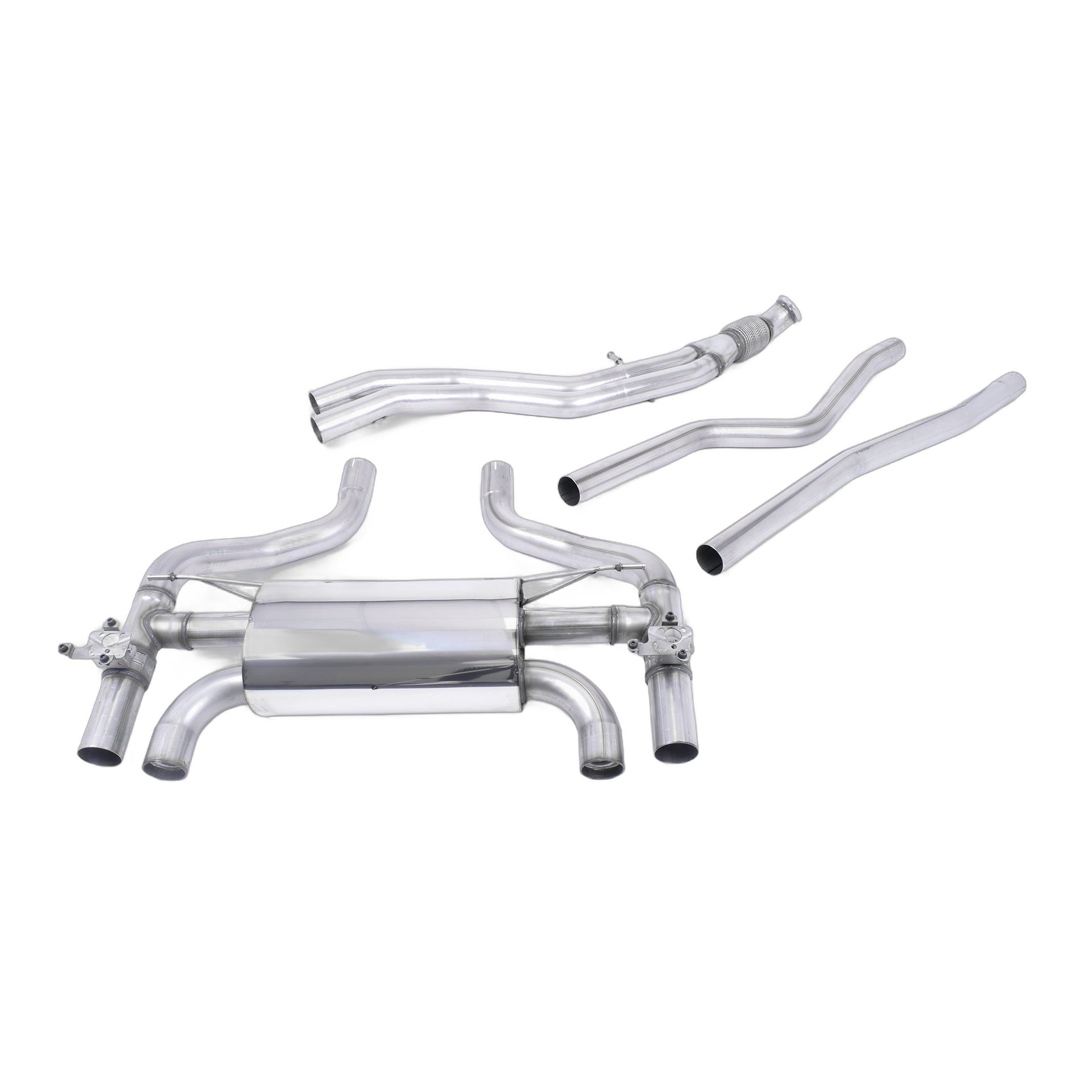 Milltek Sport Valved Cat-Back Exhaust (BMW F87 M2 Carbon Fiber Tips) for BMW 2 Series F87 (2016–2018)
