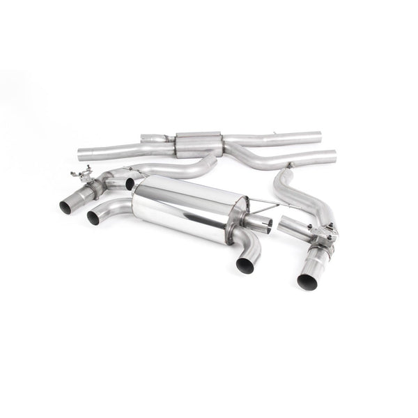Milltek Sport Race GPF Back Exhaust (BMW F87 M2 Comp Burnt Titanium Tips) for BMW 2 Series F87 (2018–2023)