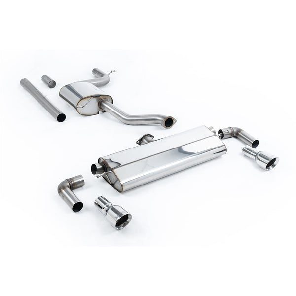 Milltek Sport Resonated Cat-Back Exhaust (VW Golf MK7.5 GTI Polished Tips) for Volkswagen Golf MK7.5 (2017–2021)