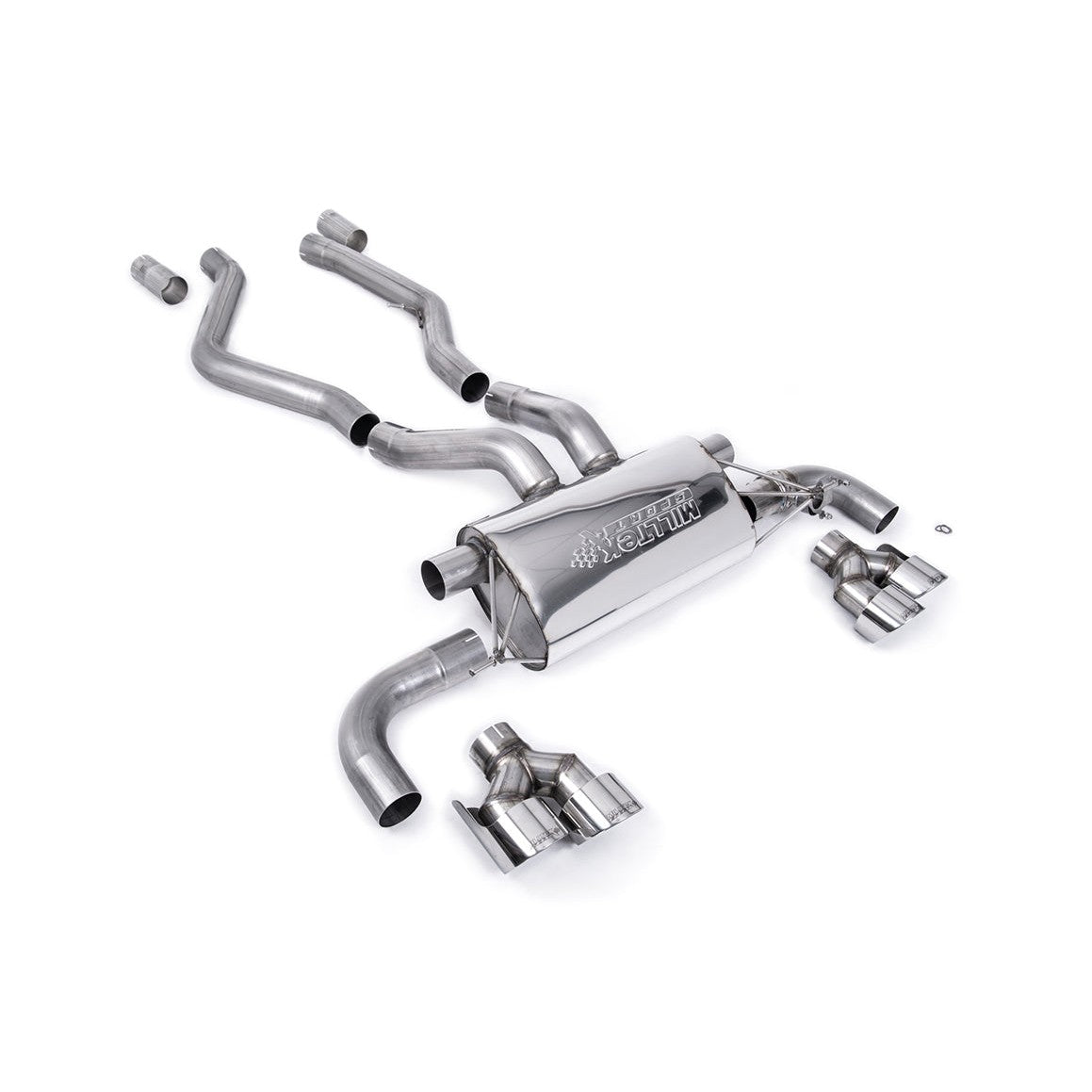 Milltek Sport OPF Back Exhaust (BMW G20 M340i & G22 M440i Polished Tips) for BMW 3 Series G20, 4 Series G22 (2021–2026)