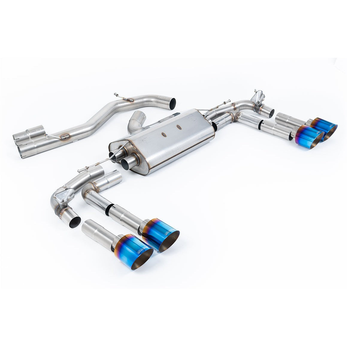 Milltek Sport 80mm Road+ Cat-Back Exhaust (Audi S3 8Y Burnt Titanium Tips) for Audi S3 8Y (2022–2026)