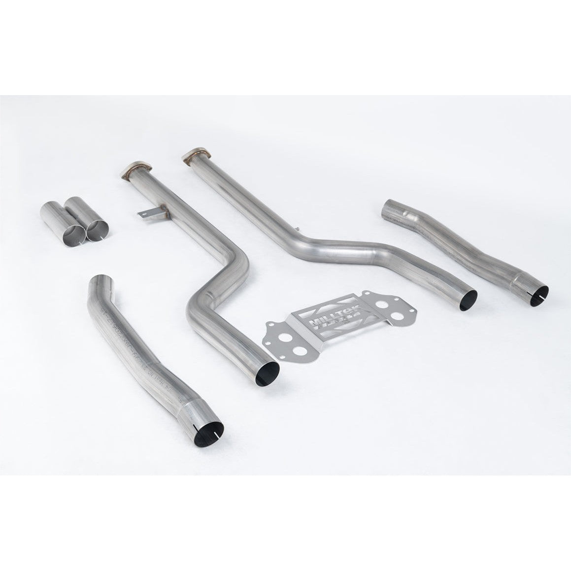 Milltek Sport 80mm Axle-Back Exhaust (G8X M3 M4 Brushed Titanium Tips) for BMW 3 Series G80, 4 Series G82 (2021–2026)