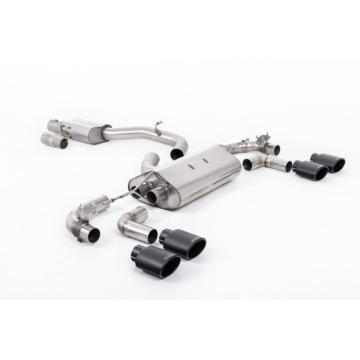 Milltek Sport 80mm Valved Resonated Race Cat-Back Exhaust for Volkswagen Golf MK7.5 (2017–2021)
