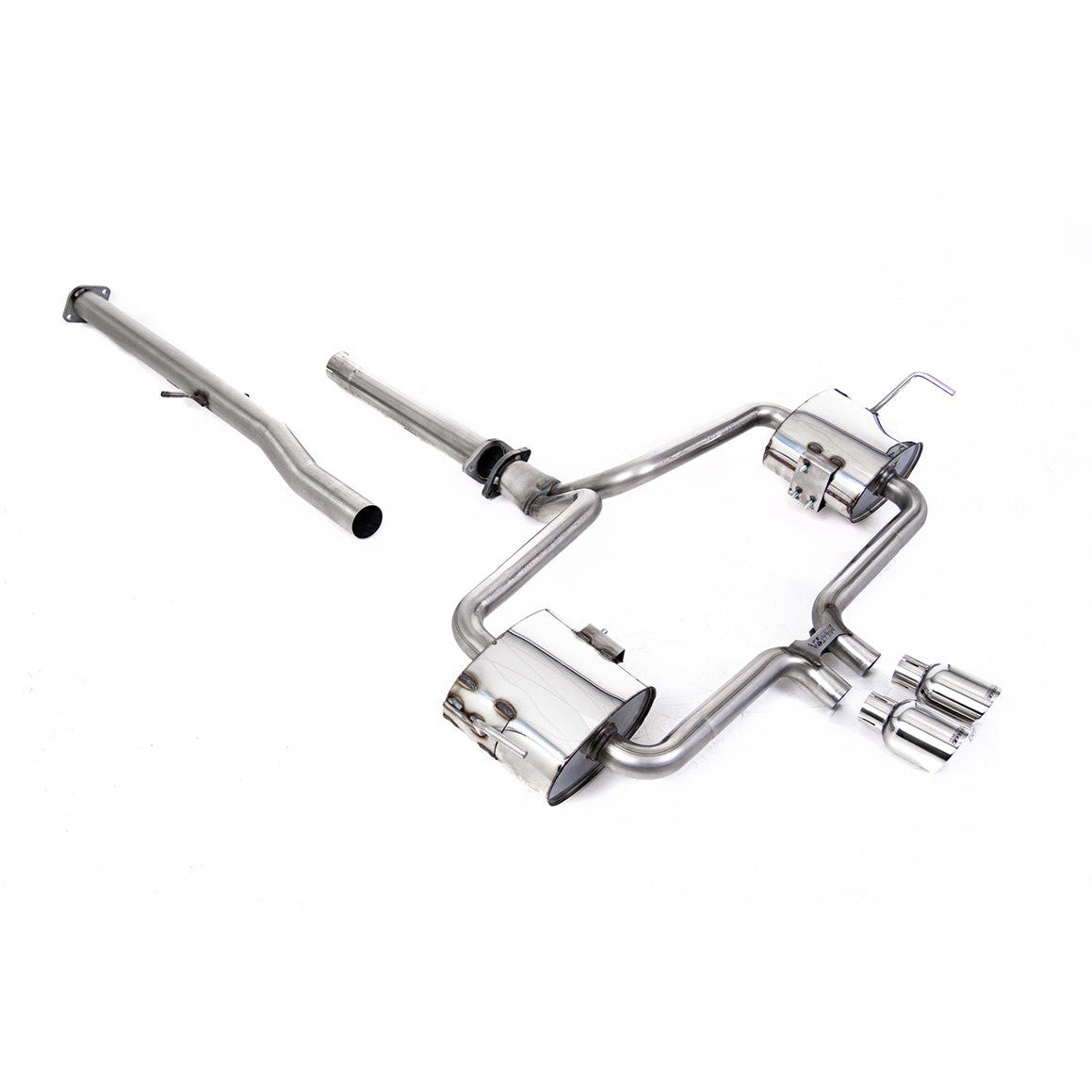 Milltek Sport Non-Resonated Cat-Back Exhaust (SSXM479) for Mini MK1 R53 (2002–2006)