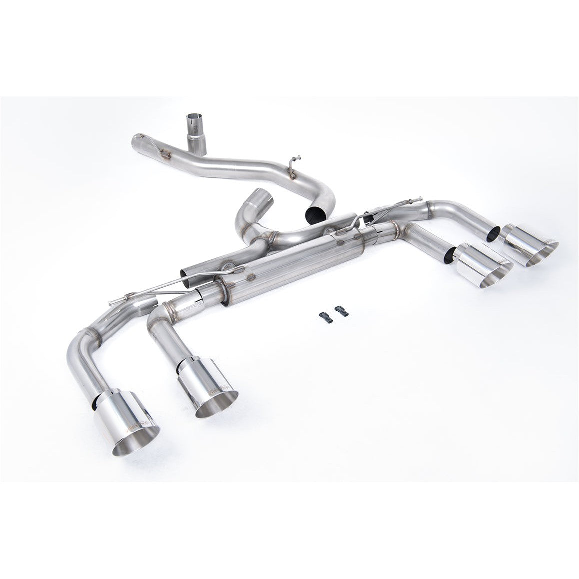 Milltek Sport 80mm Non-Resonated Race Cat-Back Exhaust (R Polished Tips) for Volkswagen Golf MK8 / MK8.5 (2022–2026)
