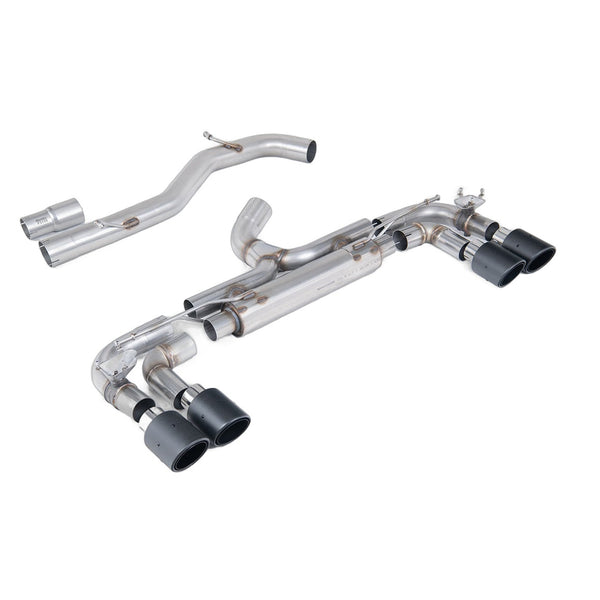 Milltek Sport 80mm Non-Resonated Race Cat-Back Exhaust (R GT 100 Carbon Tips) for Volkswagen Golf MK7 (2014–2016)