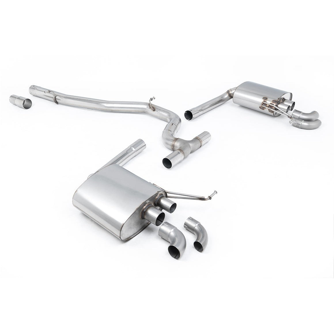 Milltek Sport Non-Resonated Cat-Back Exhaust for Volkswagen Arteon Mk1 (2022–2026)