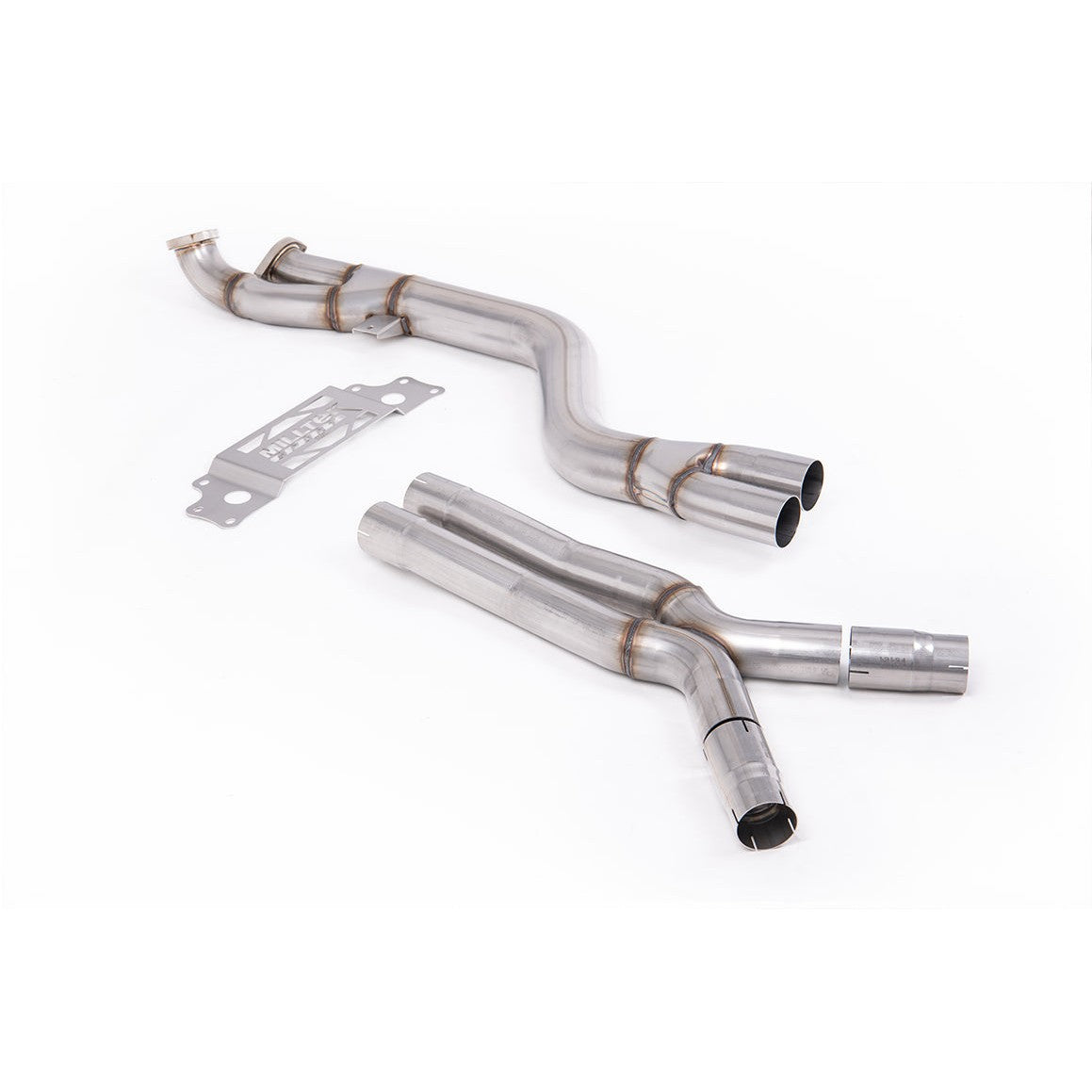 Milltek Sport Non-Resonated 102mm X-Pipe Mid-Pipe (BMW G87 M2 Fits OE Axle Back) for BMW 2 Series G87 (2023–2026)
