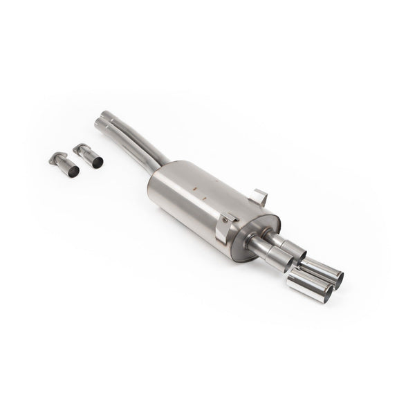 Milltek Sport Cat-Back Exhaust (BMW E36 325i 328i OEM+ Single Wall Polished 70mm Tips) for BMW 3 Series E36 (1992–1999)