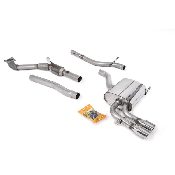 Milltek Sport Non-Resonated Turbo-Back Exhaust for Audi A3 8P (2004–2012)