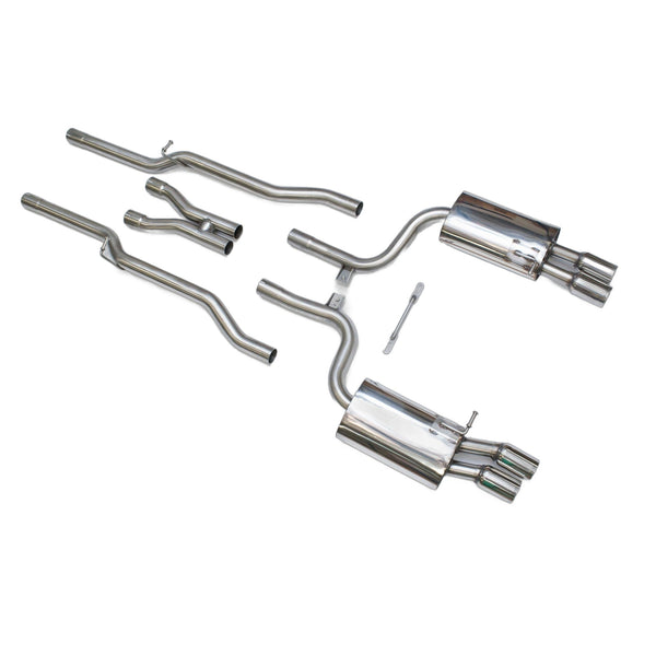 Milltek Sport Non-Resonated Cat-Back Exhaust for Audi S4 B7 (2004–2009)