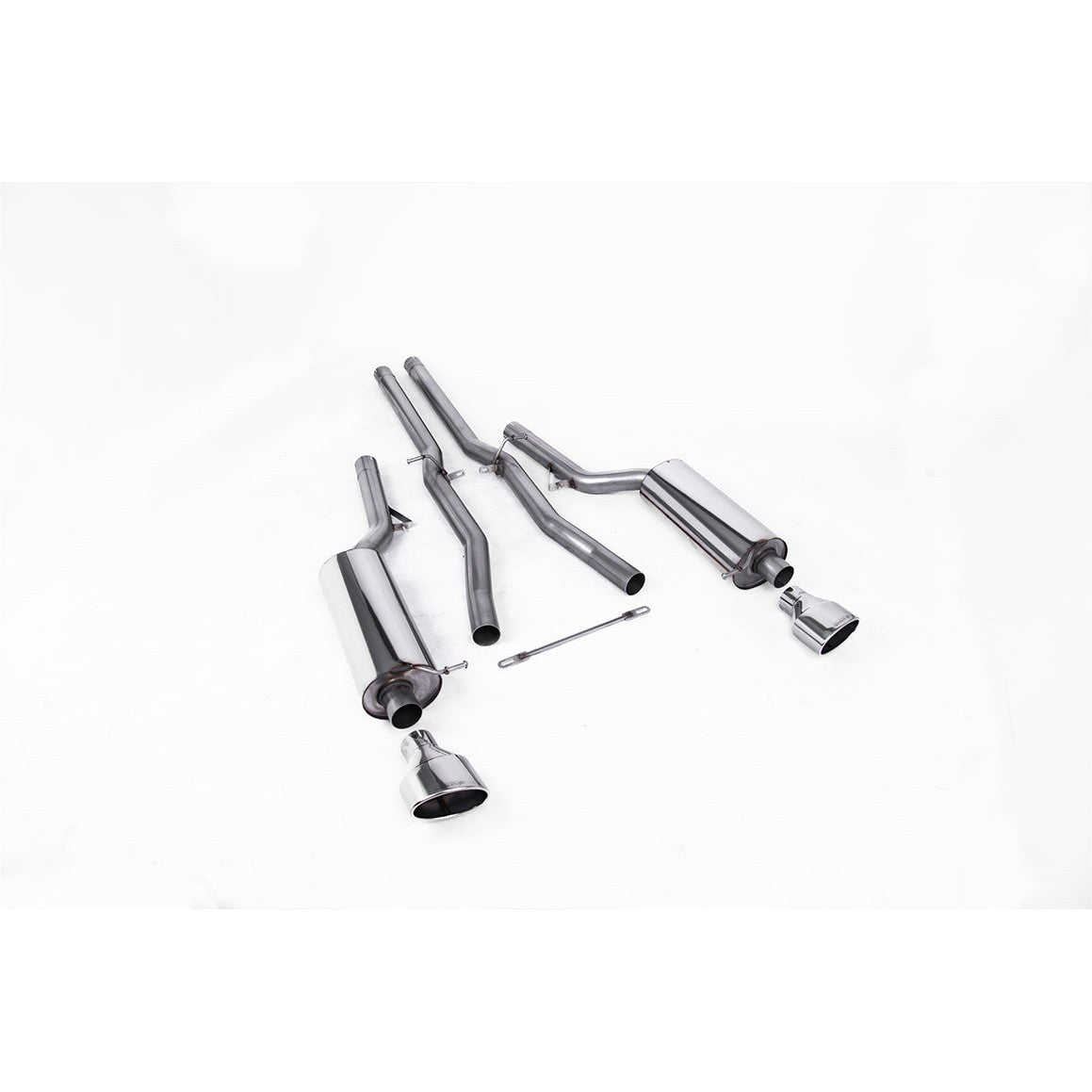 Milltek Sport Non-Resonated Cat-Back Exhaust for Audi RS6 C5 (2002–2004)