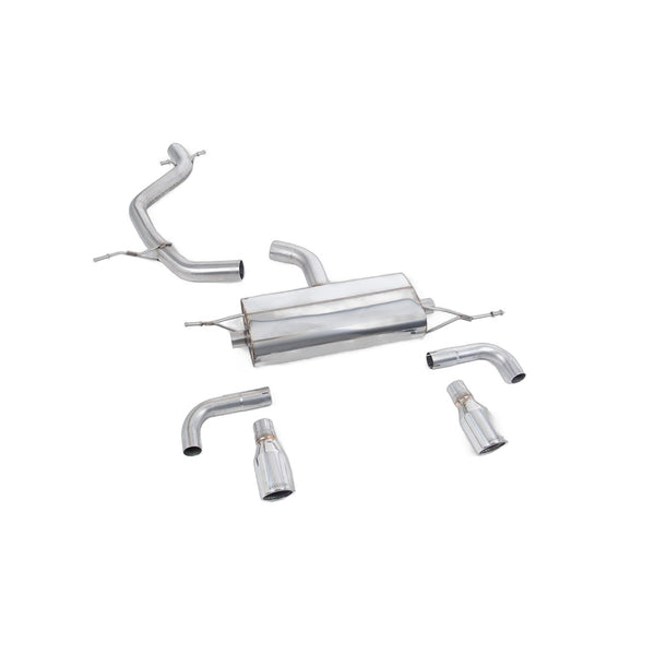 Milltek Sport Non-Resonated Cat-Back Exhaust (SSXVW111) for Volkswagen Golf MK6 (2009–2013)
