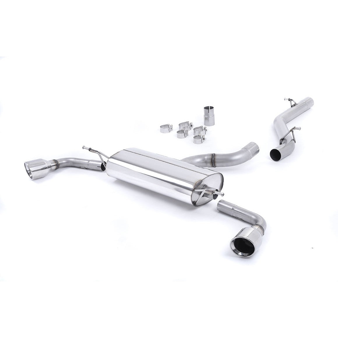 Milltek Sport Non-Resonated Cat-Back Exhaust (SSXAU258) for Audi TT 8J (2006–2010)