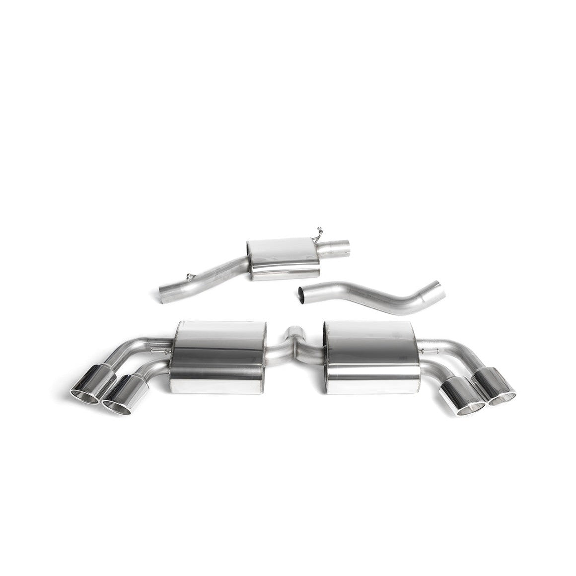 Milltek Sport Resonated Cat-Back Exhaust for Audi TT 8J (2008–2014)