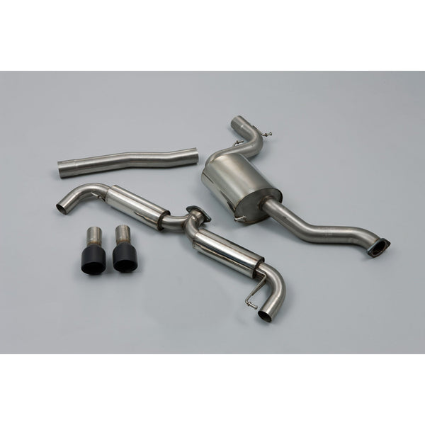 Milltek Sport Resonated Race Cat-Back Exhaust (VW Golf MK6 GTI Cerakote Black Tips) for Volkswagen Golf MK6 (2009–2013)
