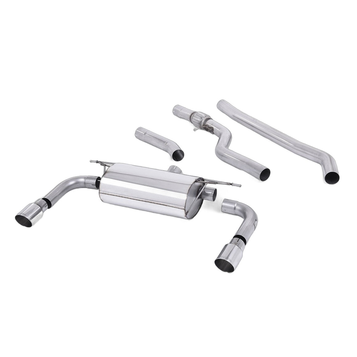 Milltek Sport Non-Resonated Cat-Back Exhaust for BMW 3 Series F30 (2012–2015)