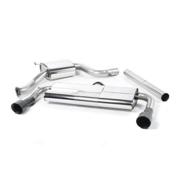 Milltek Sport Resonated Cat-Back Exhaust (VW Golf GTI MK7 Cerakote Black Tips) for Volkswagen Golf MK7 (2013–2016)