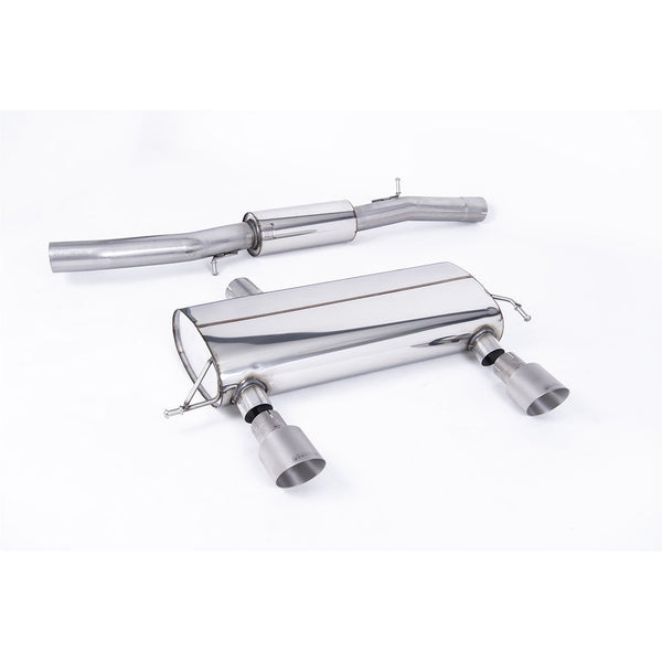 Milltek Sport Resonated Race Cat-Back Exhaust (Audi TT MK1 225 Quattro Brushed Titanium Tips) for Audi TT 8N (1998–2006)