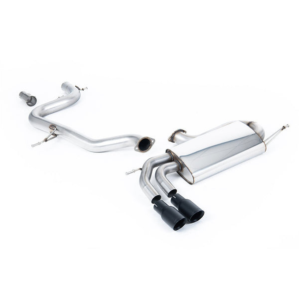 Milltek Sport Non-Resonated Race Cat-Back Exhaust (GTI 2.0T Cerakote Black Tips) for Volkswagen Golf MK5 (2004–2009)
