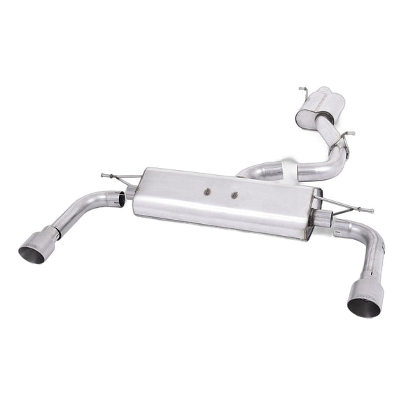 Milltek Sport Resonated Cat-Back Exhaust (Audi A3 8V 2.0 TFSI Brushed Titanium Tips) for Audi A3 8V (2014–2020)