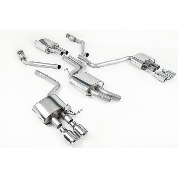 Milltek Sport Resonated Cat-Back Exhaust (Audi 8R SQ5 Polished Tips) for Audi SQ5 8R (2013–2016)