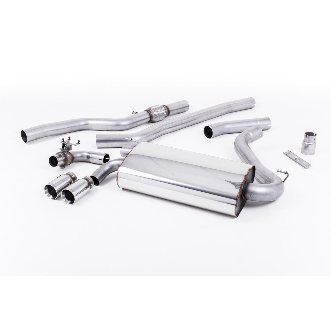 Milltek Sport Non-Resonated Cat-Back Exhaust (BMW F32 428i Polished Tips) for BMW 4 Series F82 (2014–2018)