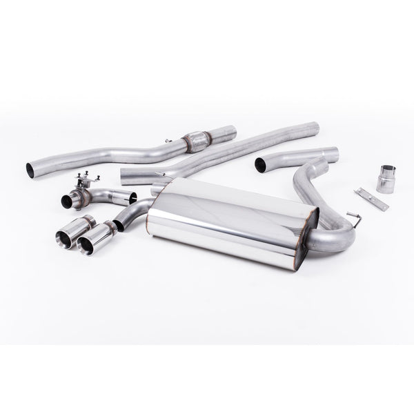 Milltek Sport Non-Resonated Cat-Back Exhaust (BMW F32 428i Polished Tips) for BMW 4 Series F82 (2014–2018)
