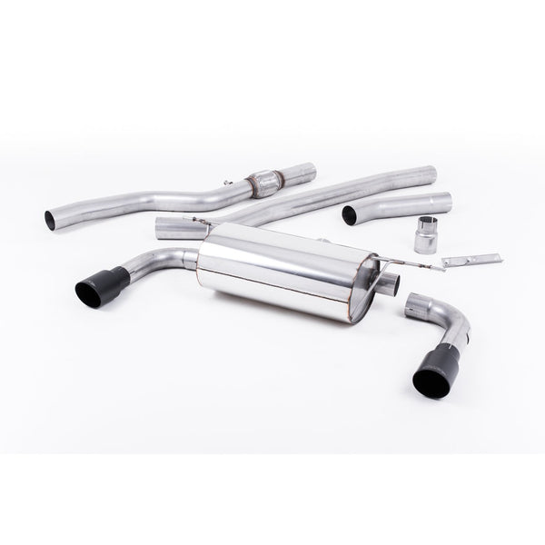 Milltek Sport Non-Resonated Cat-Back Exhaust (BMW 4 Series F32 Cerakote Black Tips) for BMW 4 Series F82 (2014–2018)