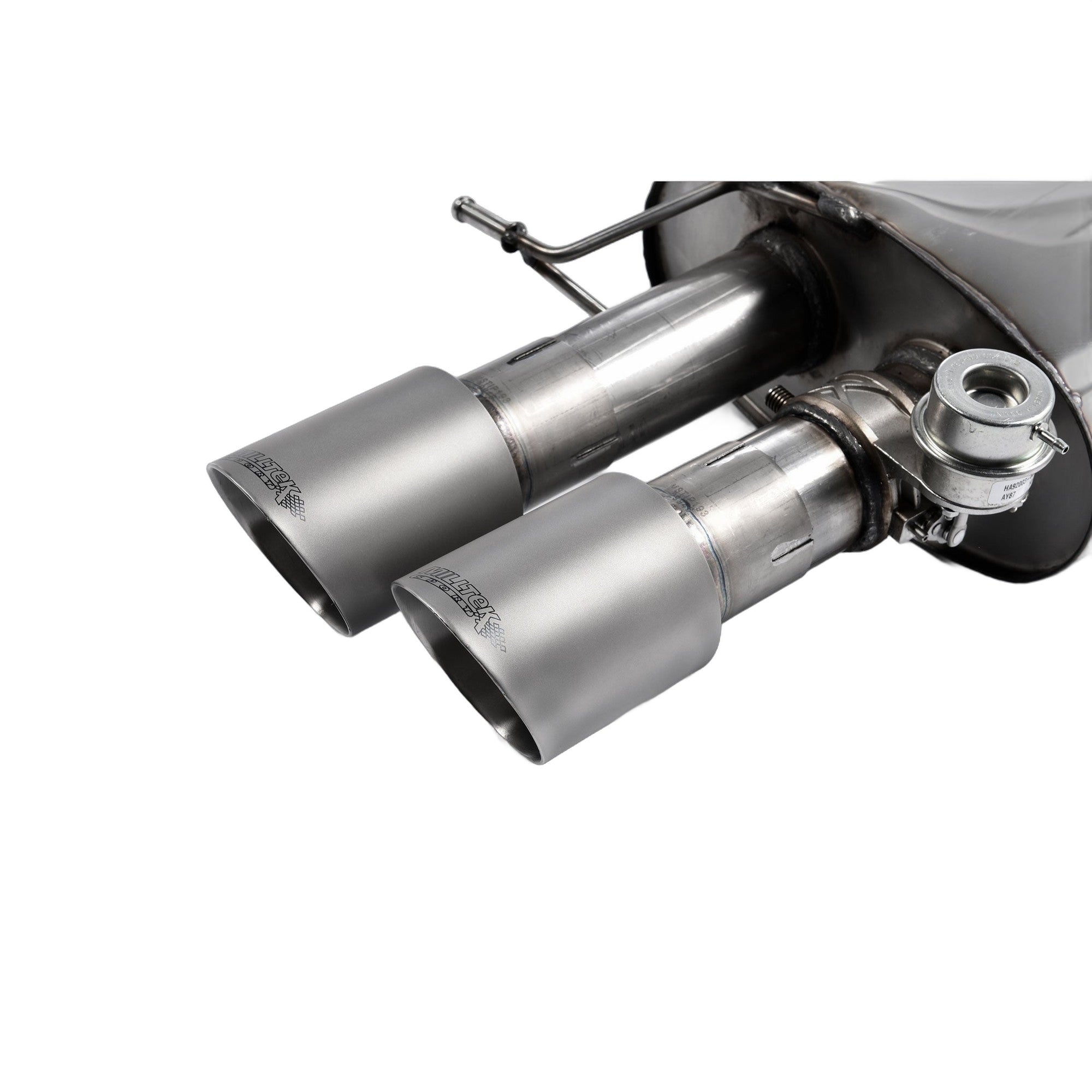 Milltek Sport Resonated Cat-Back Exhaust (BMW F10 M5 Brushed Titanium Tips) for BMW 5 Series F10 (2011–2016)